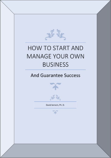 How to start and manage your own business